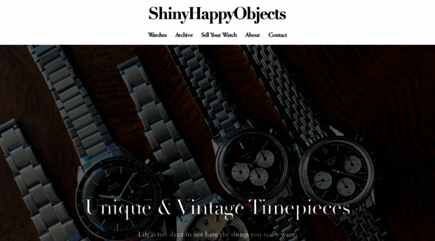 shinyhappyobjects.com