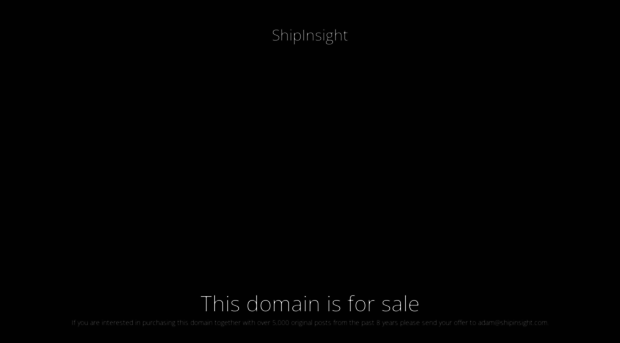 shipinsight.com