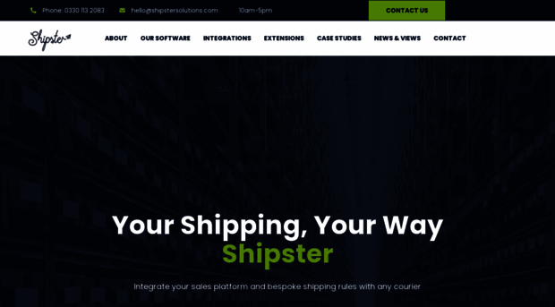 shipstersolutions.com