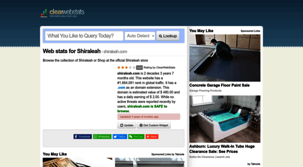 shiraleah.com.clearwebstats.com