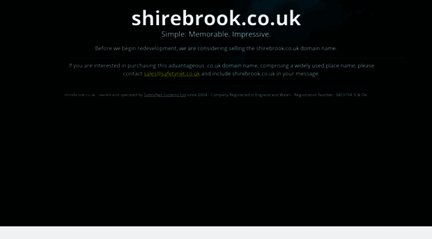 shirebrook.co.uk