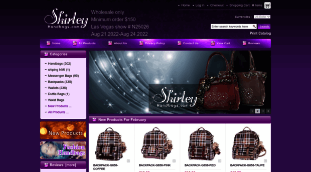 shirleyhandbags.com