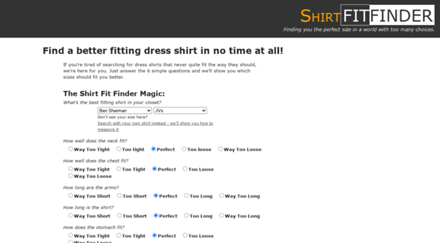 shirtfitfinder.com