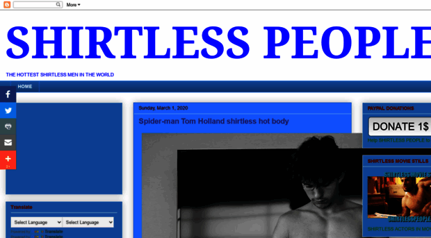 shirtlesspeople.com