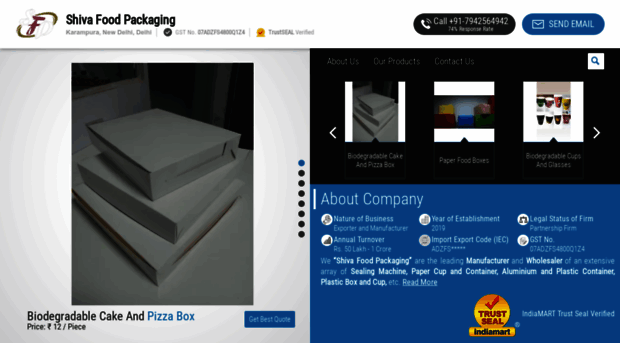 shivafoodpackaging.net