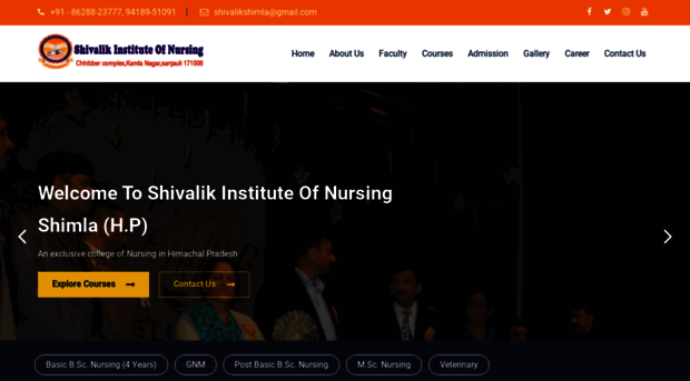 shivaliknursingshimla.com