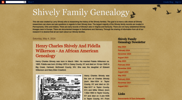 shivelyfamilygenealogy.blogspot.com