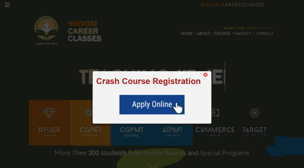 shivomcareerclasses.com