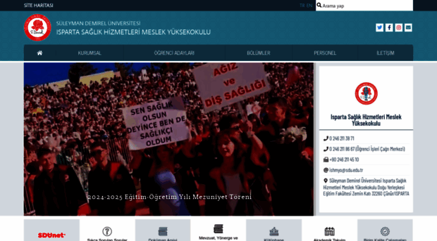 shmyo.sdu.edu.tr