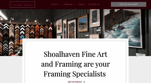 shoalhavenfineartandframing.com