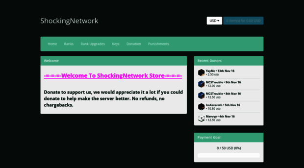 shockingnetwork.buycraft.net