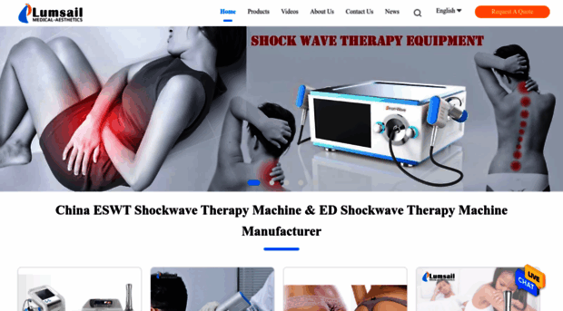 shockwavetherapymachine.com