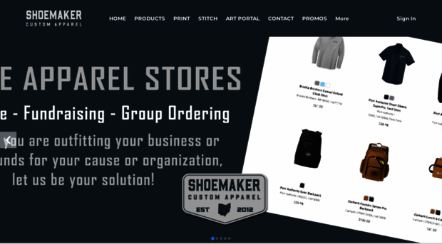 shoemakercustomapparel.com