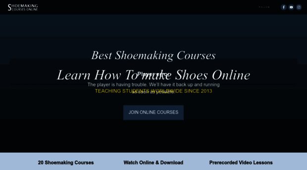 shoemakingcoursesonline.com