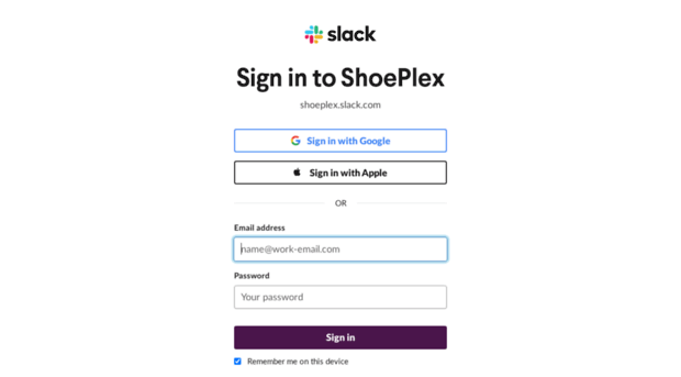 shoeplex.slack.com