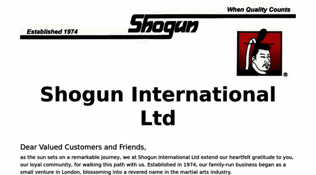 shoguninternational.com