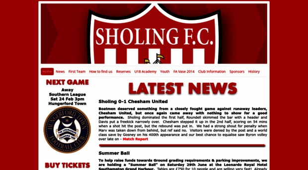 sholingfc.co.uk