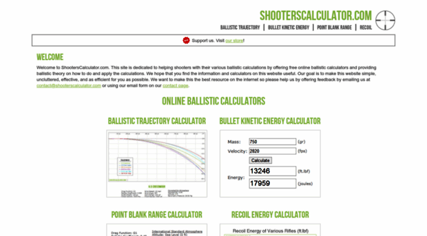 shooterscalculator.com