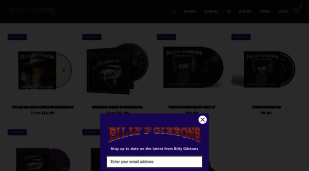 shop.billygibbons.com