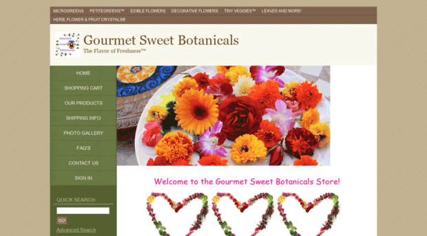 shop.gourmetsweetbotanicals.com