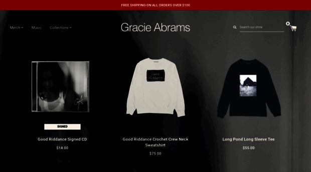 shop.gracieabrams.com