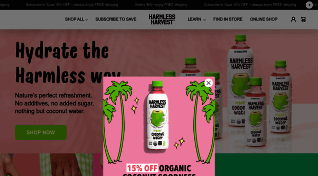 shop.harmlessharvest.com