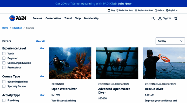 shop.padi.com