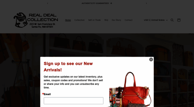shop.realdealcollection.com