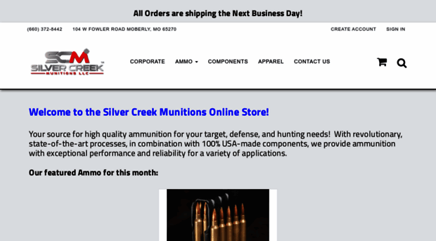 shop.silvercreekmunitions.com