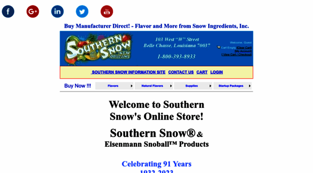 shop.southernsnow.com