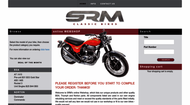 shop.srmclassicbikes.com