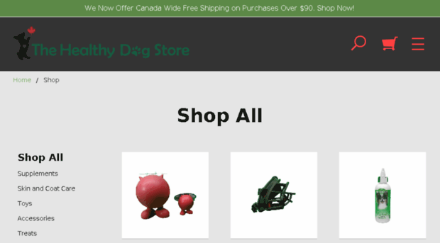 shop.thehealthydogstore.ca