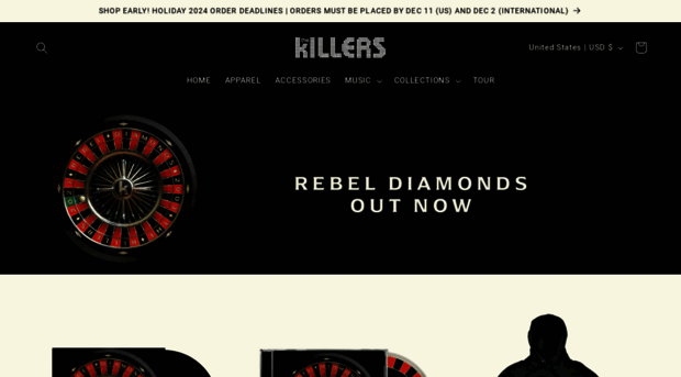 shop.thekillersmusic.com