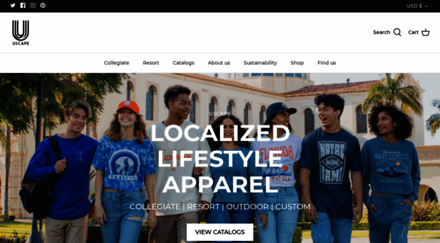 shop.uscapeapparel.com