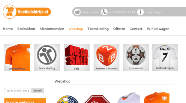 shop.voetbalshirtje.nl