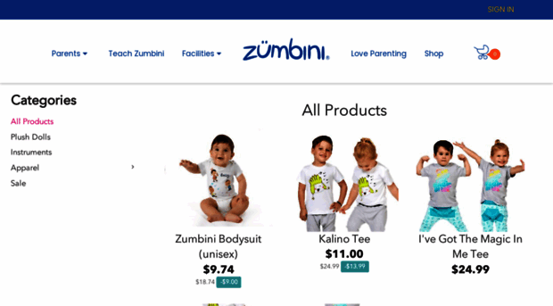 shop.zumbini.com