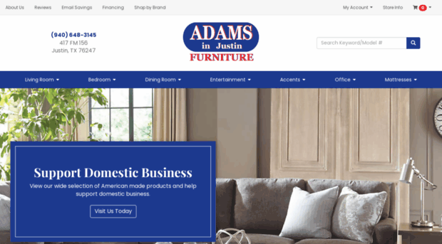 shopadamsfurniture.com