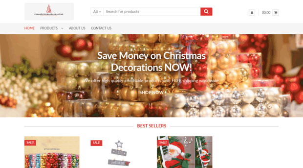 shopchristmasdecorations.com