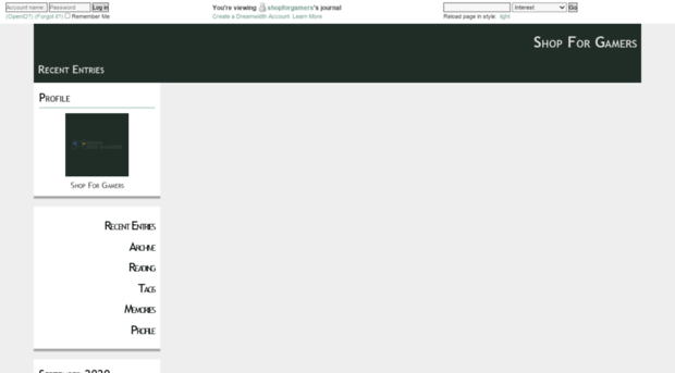 shopforgamers.dreamwidth.org