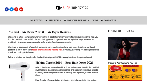 shophairdryers.com