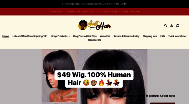 shopjustyourhair.com