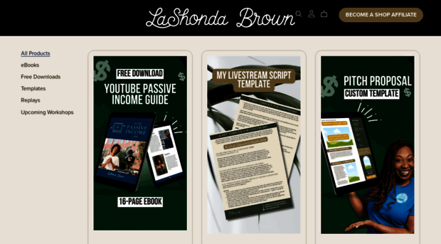 shoplashondabrown.com
