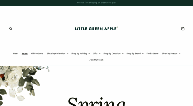 shoplittlegreenapple.com