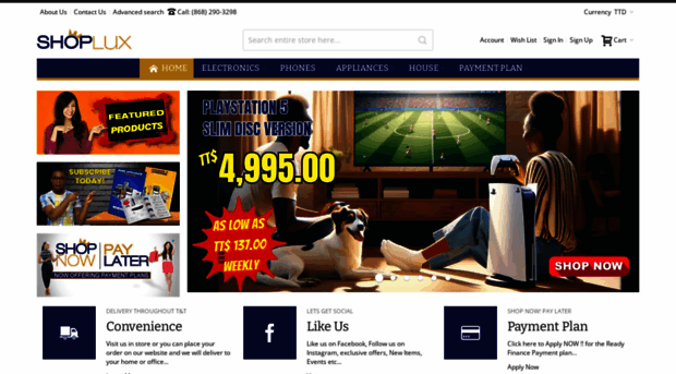 shopluxtt.com