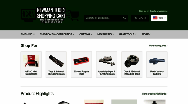 shopnewmantools.com