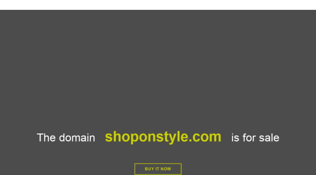shoponstyle.com