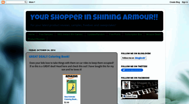 shopperinshiningarmour.blogspot.com