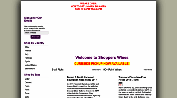 shopperswines.com