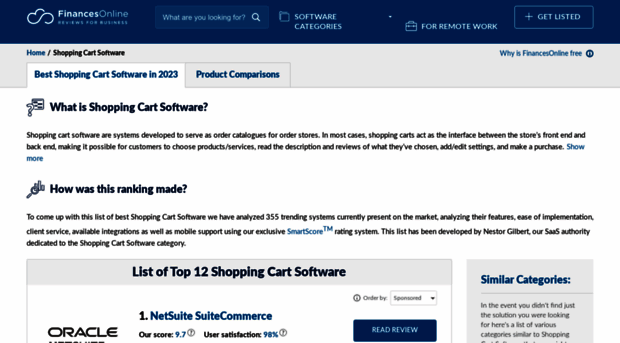 shopping-cart-software.financesonline.com