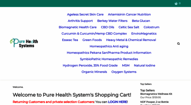 shoppingcart.purehealthsystems.com